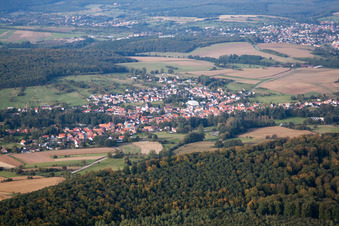 Image drone de Engwiller dans le département Bas Rhin, France