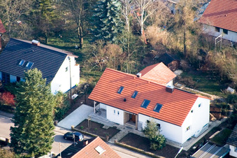 Photographie aérienne de Rue Zeppelin à Kandel dans le département Rhénanie-Palatinat, Allemagne