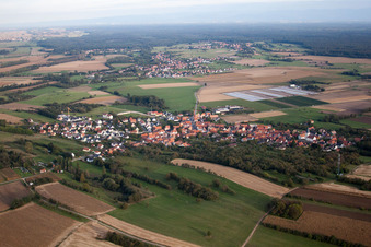 Morsbronn-les-Bains dans le département Bas Rhin, France vue d'en haut