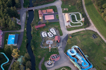 Gunstett dans le département Bas Rhin, France d'un drone