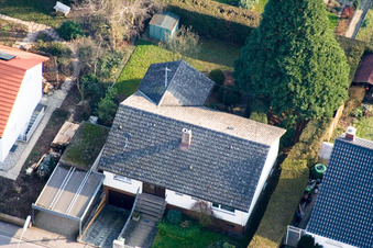 Vue oblique de Rue Zeppelin à Kandel dans le département Rhénanie-Palatinat, Allemagne