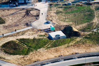 Nouvelle zone de développement Am Höhenweg à Kandel dans le département Rhénanie-Palatinat, Allemagne vue du ciel