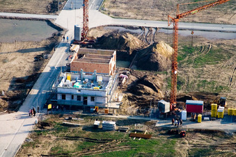 Enregistrement par drone de Nouvelle zone de développement Am Höhenweg à Kandel dans le département Rhénanie-Palatinat, Allemagne