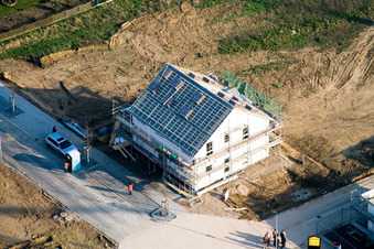 Photographie aérienne de Nouvelle zone de développement Am Höhenweg à Kandel dans le département Rhénanie-Palatinat, Allemagne