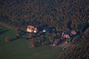 Niederbronn-les-Bains dans le département Bas Rhin, France vue d'en haut