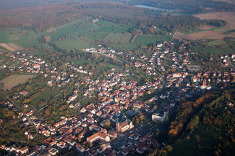 Niederbronn-les-Bains dans le département Bas Rhin, France d'un drone