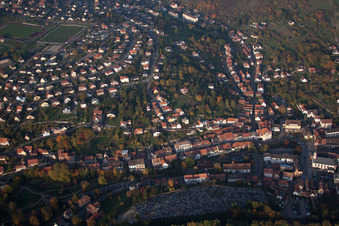 Photographie aérienne de Niederbronn-les-Bains dans le département Bas Rhin, France