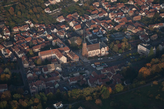 Niederbronn-les-Bains dans le département Bas Rhin, France vue du ciel