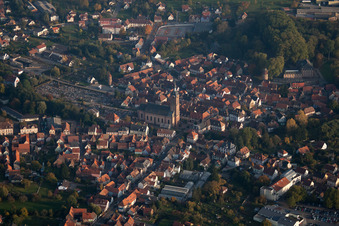 Enregistrement par drone de Reichshoffen dans le département Bas Rhin, France