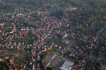 Image drone de Reichshoffen dans le département Bas Rhin, France