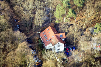Photographie aérienne de Maison des Amis de la Nature de Bienwald à Kandel dans le département Rhénanie-Palatinat, Allemagne