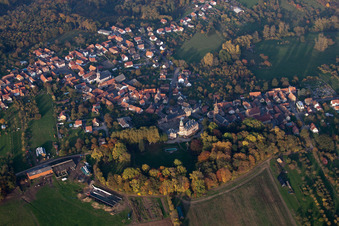 Photographie aérienne de Gœrsdorf dans le département Bas Rhin, France