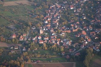 Photographie aérienne de Mitschdorf dans le département Bas Rhin, France