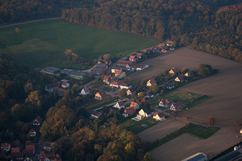 Drachenbronn-Birlenbach dans le département Bas Rhin, France hors des airs