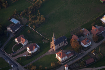 Cleebourg dans le département Bas Rhin, France d'un drone