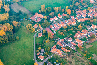 Quartier Altenstadt in Wissembourg dans le département Bas Rhin, France d'un drone