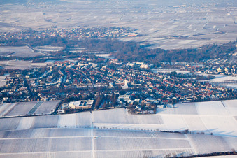 Landau in der Pfalz dans le département Rhénanie-Palatinat, Allemagne depuis l'avion
