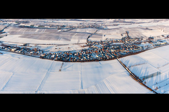 Vue oblique de Quartier Kapellen in Kapellen-Drusweiler dans le département Rhénanie-Palatinat, Allemagne