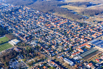 Vue aérienne de Sohlstr à Maxdorf dans le département Rhénanie-Palatinat, Allemagne