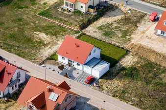 Enregistrement par drone de Nouvelle zone de développement NO à le quartier Schaidt in Wörth am Rhein dans le département Rhénanie-Palatinat, Allemagne