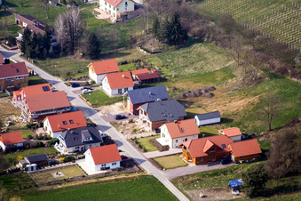 Vue aérienne de Kirchgasse à Dierbach dans le département Rhénanie-Palatinat, Allemagne