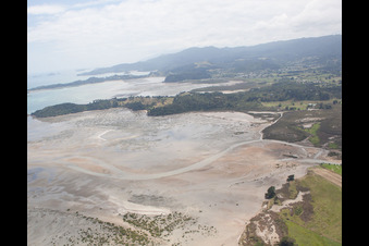 Quartier Preece Point in Coromandel dans le département Waïkato, Nouvelle-Zélande vue du ciel