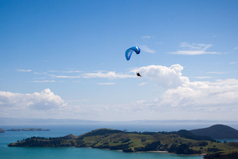 Vue oblique de Quartier Wyuna Bay in Coromandel dans le département Waïkato, Nouvelle-Zélande