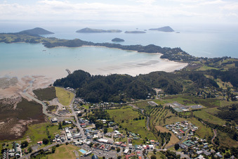 Coromandel dans le département Waïkato, Nouvelle-Zélande d'en haut