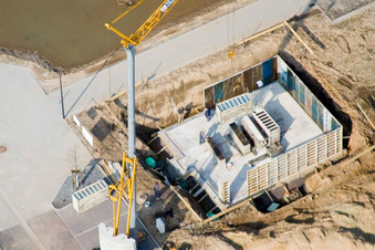 Nouvelle zone de développement Am Höhenweg à Kandel dans le département Rhénanie-Palatinat, Allemagne vu d'un drone