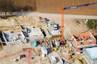 Photographie aérienne de Nouvelle zone de développement Am Höhenweg à Kandel dans le département Rhénanie-Palatinat, Allemagne