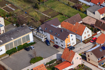 Photographie aérienne de Gymnase de l'école primaire sur Raiffeisenstr à Minfeld dans le département Rhénanie-Palatinat, Allemagne