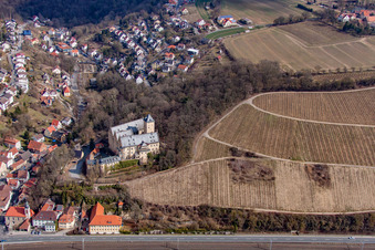 Image drone de Château Mainberg à le quartier Mainberg in Schonungen dans le département Bavière, Allemagne