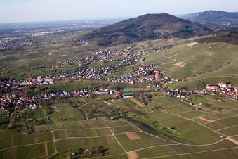 Quartier Steinbach in Baden-Baden dans le département Bade-Wurtemberg, Allemagne d'en haut