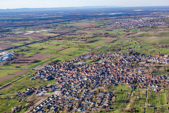 Photographie aérienne de Du sud-est à le quartier Steinbach in Baden-Baden dans le département Bade-Wurtemberg, Allemagne