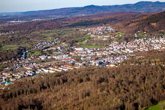 Photographie aérienne de Quartier Oos in Baden-Baden dans le département Bade-Wurtemberg, Allemagne