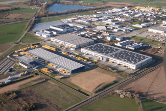 Photographie aérienne de Centre logistique DACHSER Karlsruhe GmbH, Malsch à Malsch dans le département Bade-Wurtemberg, Allemagne
