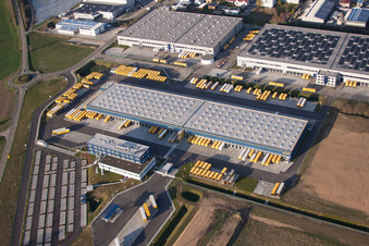 Centre logistique DACHSER Karlsruhe GmbH, Malsch à Malsch dans le département Bade-Wurtemberg, Allemagne d'en haut