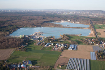 Vue aérienne de Quartier Neumalsch in Malsch dans le département Bade-Wurtemberg, Allemagne