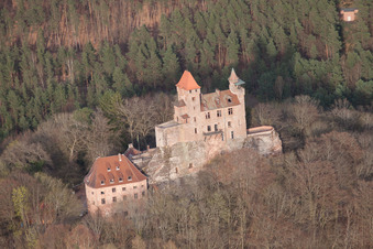 Erlenbach bei Dahn dans le département Rhénanie-Palatinat, Allemagne vue du ciel