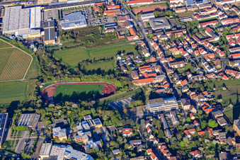 Vue aérienne de Stade de la Route des Vins à Maikammer dans le département Rhénanie-Palatinat, Allemagne