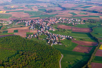 Schönenbourg à Schœnenbourg dans le département Bas Rhin, France d'en haut