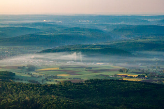 Vue oblique de OPTERRA Wössingen à le quartier Wössingen in Walzbachtal dans le département Bade-Wurtemberg, Allemagne