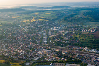 Vue aérienne de De l'est à Bretten dans le département Bade-Wurtemberg, Allemagne