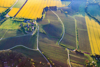 Château de Ravensbourg (Sulzfeld) à Sulzfeld dans le département Bade-Wurtemberg, Allemagne hors des airs