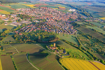 Château de Ravensbourg (Sulzfeld) à Sulzfeld dans le département Bade-Wurtemberg, Allemagne vue du ciel