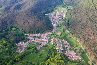 Photographie aérienne de Champs agricoles et terres agricoles à Spirkelbach dans le département Rhénanie-Palatinat, Allemagne