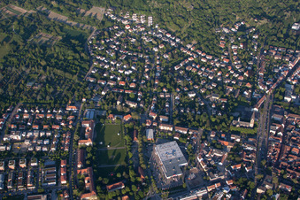 Ettlingen dans le département Bade-Wurtemberg, Allemagne d'un drone