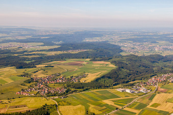 Vue aérienne de Quartier Zepfenhan in Rottweil dans le département Bade-Wurtemberg, Allemagne
