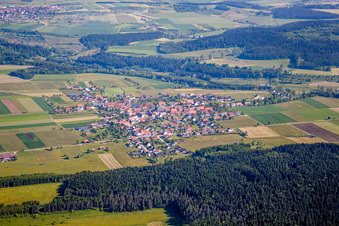 Vue aérienne de Quartier Täbingen in Rosenfeld dans le département Bade-Wurtemberg, Allemagne