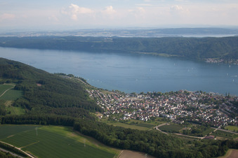 Quartier Ludwigshafen in Bodman-Ludwigshafen dans le département Bade-Wurtemberg, Allemagne hors des airs